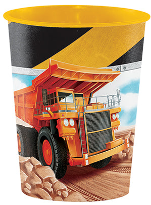 Big Dig Construction Single 473ml Plastic Party Favour Cup - Main Image