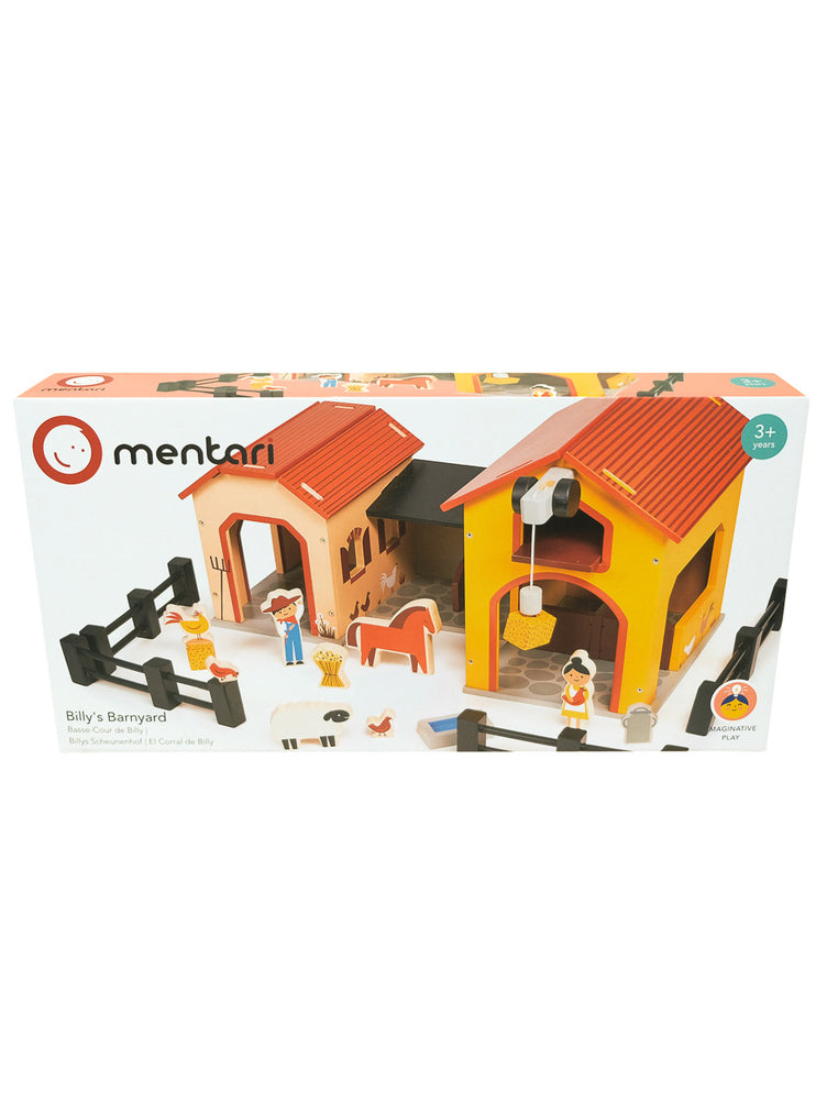 Billys Barnyard Childrens Wooden Toy Set - Packaging Image