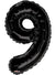 Image of Black 87cm Number 9 Party Balloon