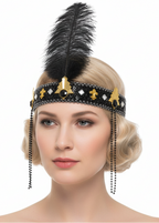 Image of Art Deco 1920s Flapper Costume Headband - main image
