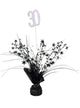 Image of Black and White Stars 30th Birthday Balloon Weight