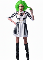 Beetlejuice Inspired Halloween Costume for Women - main image