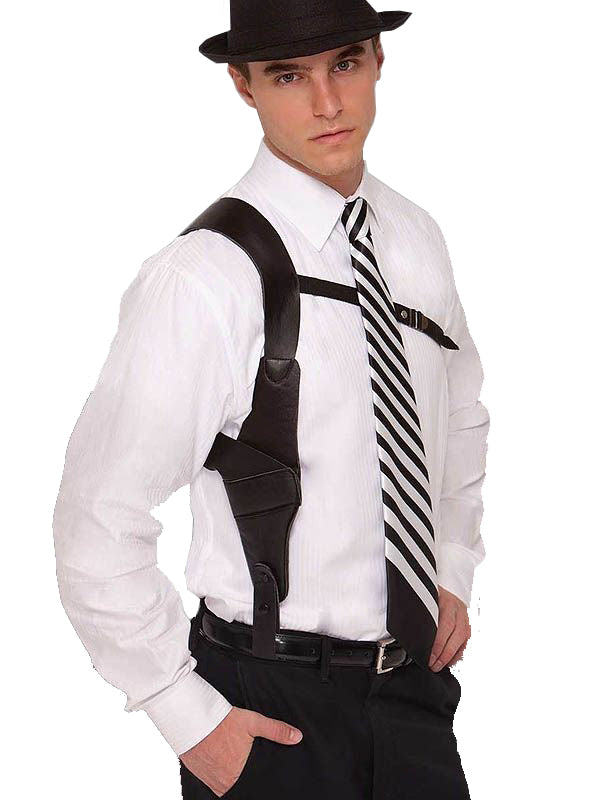 Black Shoulder Gun Holster - Main Image