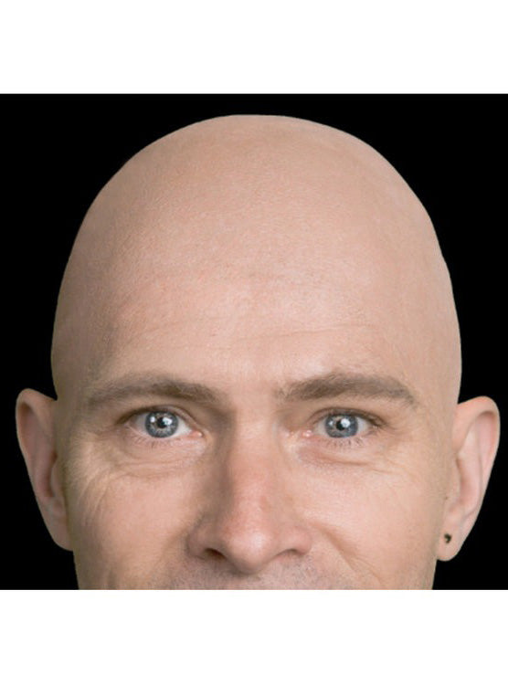 Black Label Blush Pink Latex Bald Cap - Alternative Image 1