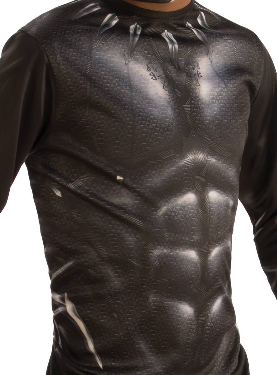 Image of Black Panther Boys Marvel Superhero Costume - Close Image 2