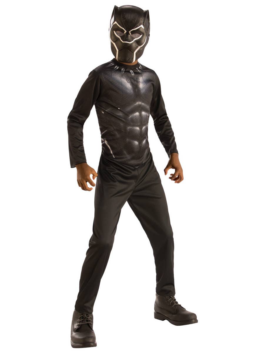 Image of Black Panther Boys Marvel Superhero Costume - Main Image