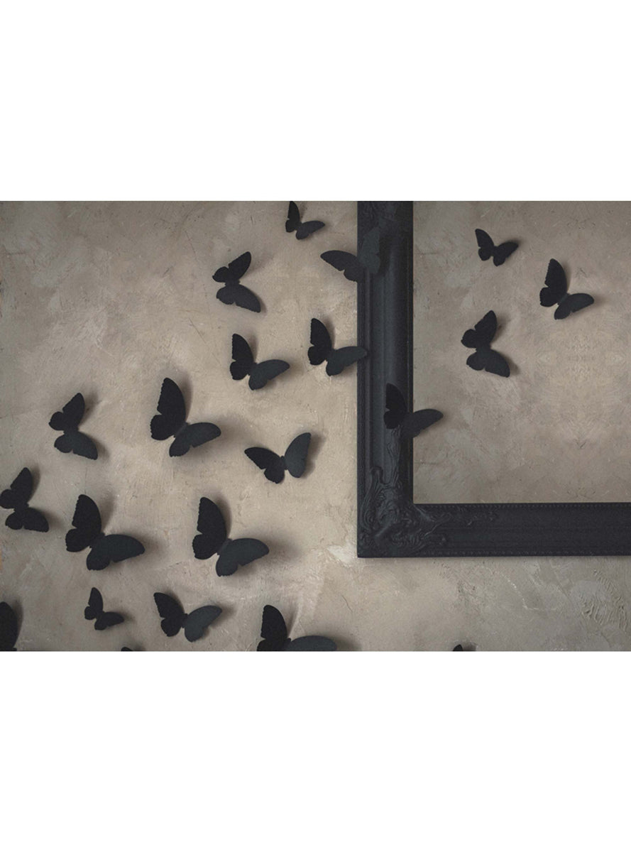 Black Paper Moths 30 Pack Assorted Party Decorations — Lifestyle Image 1