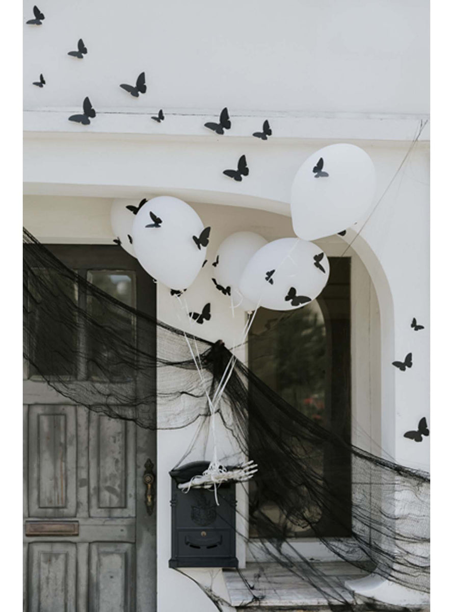 Black Paper Moths 30 Pack Assorted Party Decorations — Lifestyle Image 2