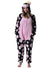 Image of Dappled Cow Adult's Onesie Costume - Front View