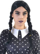 Image of Plaited Teen Girl's Wednesday Addams Halloween Costume Wig