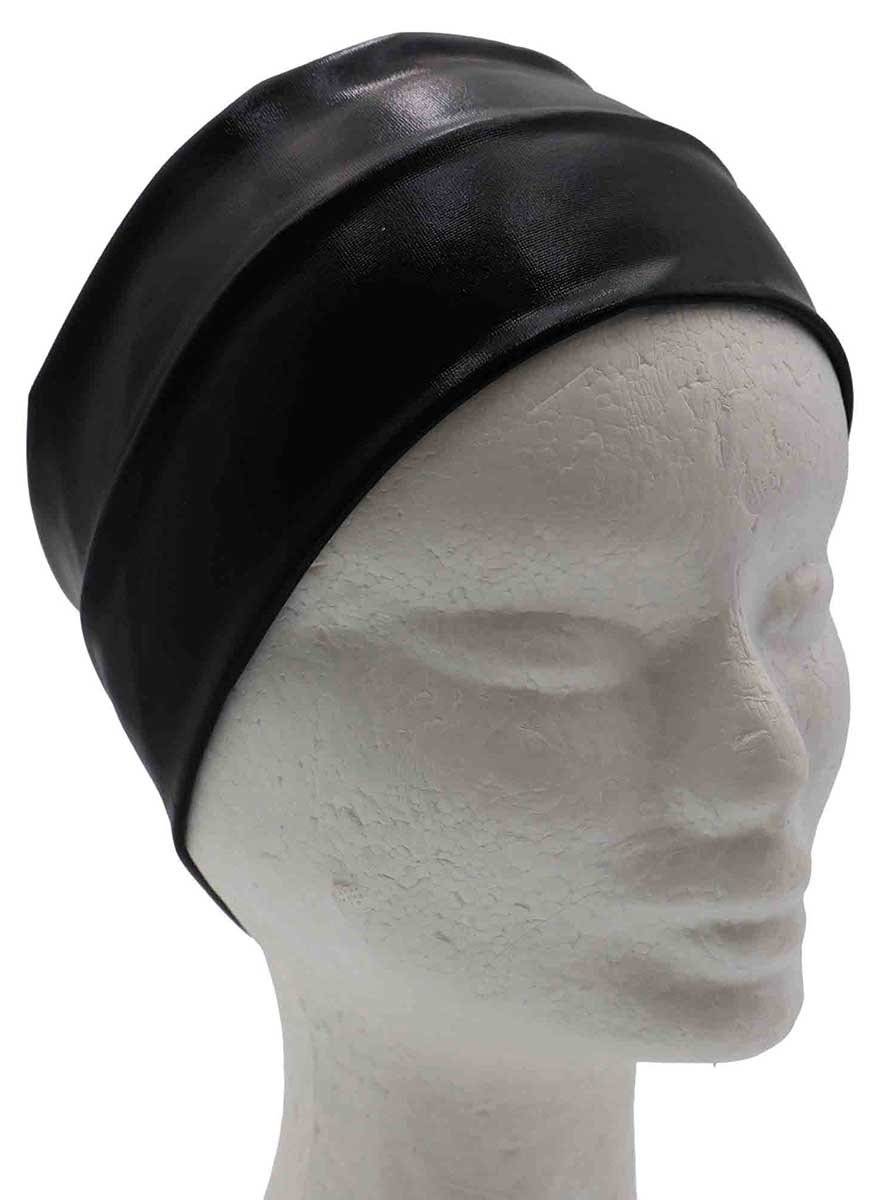 Metallic Black Headband - alternative image