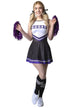 Image of Zesty Black Cheerleader Teen Girl's Costume - Main Image