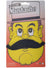 Image of Stick-On Wide Black Handlebar Style Costume Moustache