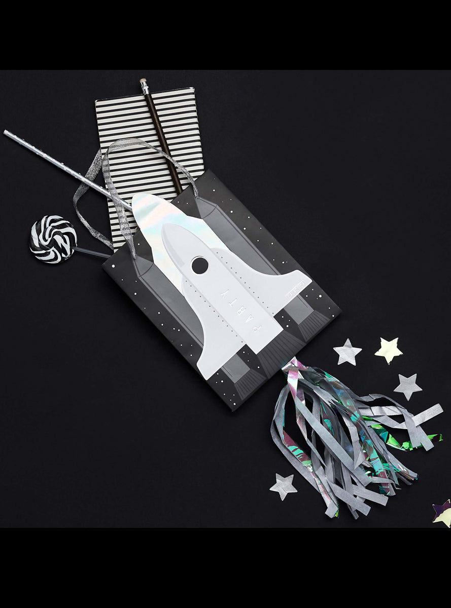 Blast Off 5 Pack 20cm Space Ship Party Bags — Lifestyle Image 1