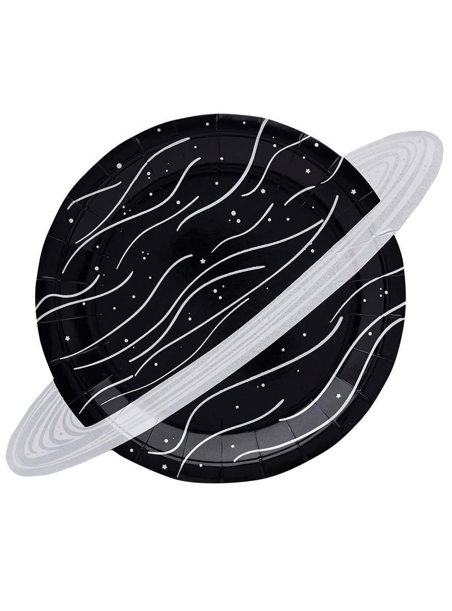 Blast Off Planet Shaped 23cm Paper Plates – Main Image
