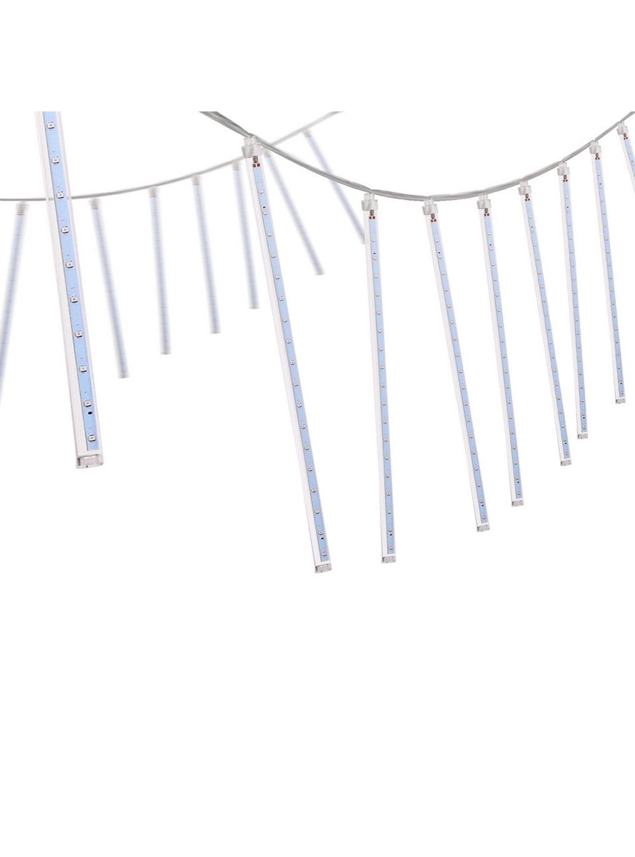 Blue 7 Metre Falling Meteor Icicle Christmas Lights - Alternate Image 2