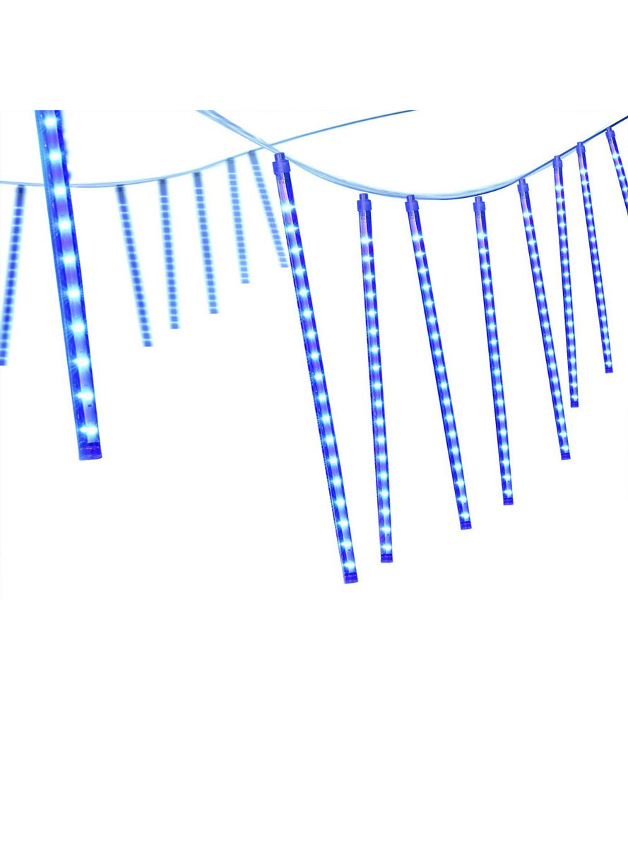Blue 7 Metre Falling Meteor Icicle Christmas Lights - Main Image