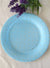 Image of Blue and Gold Polka Dot 12 Pack 23cm Paper Plates