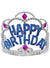Image of Happy Birthday Blue and Silver Party Tiara