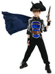 Image of High Seas Blue Pirate Captain Boy's Costume