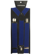 Image of Royal Blue Suspenders Costume Accessory Braces