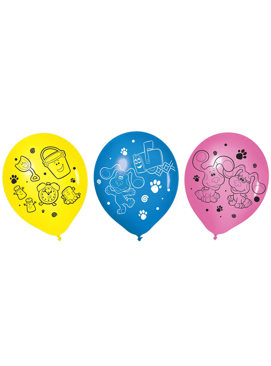 Blues Clues Latex Balloons 6 Pack - Main Image