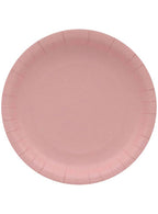 Image of Blush Pink 10 Pack 23cm Paper Plates