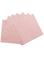 Image of Pink and White Polka Dot 20 Pack Napkins