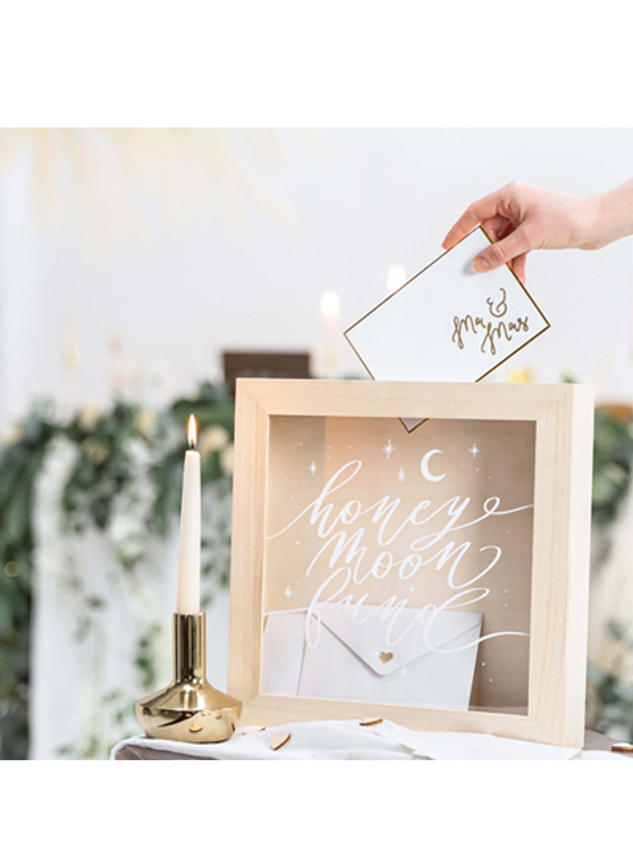 Boho Wedding 30cm Wishing Well Money Box — Lifestyle Image 2