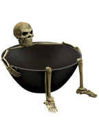 Image of Bone Yard Skeleton Black Halloween Bowl
