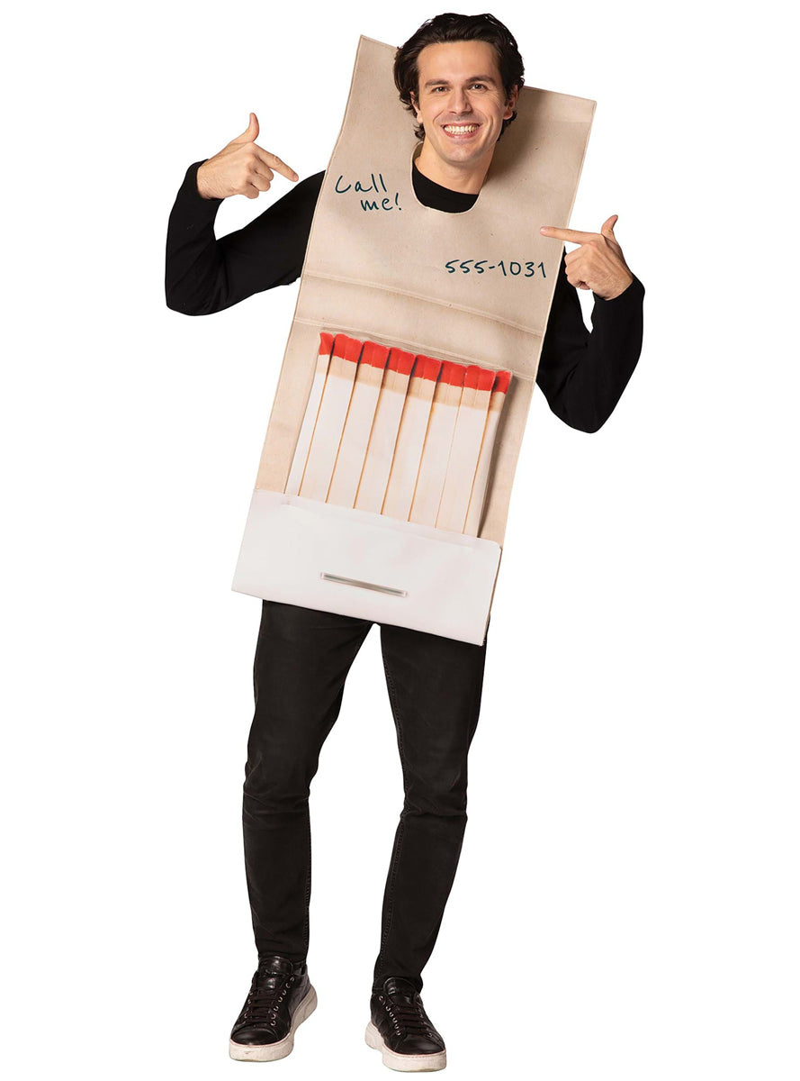 Book of Matches Novelty Adults Costume - Main Image