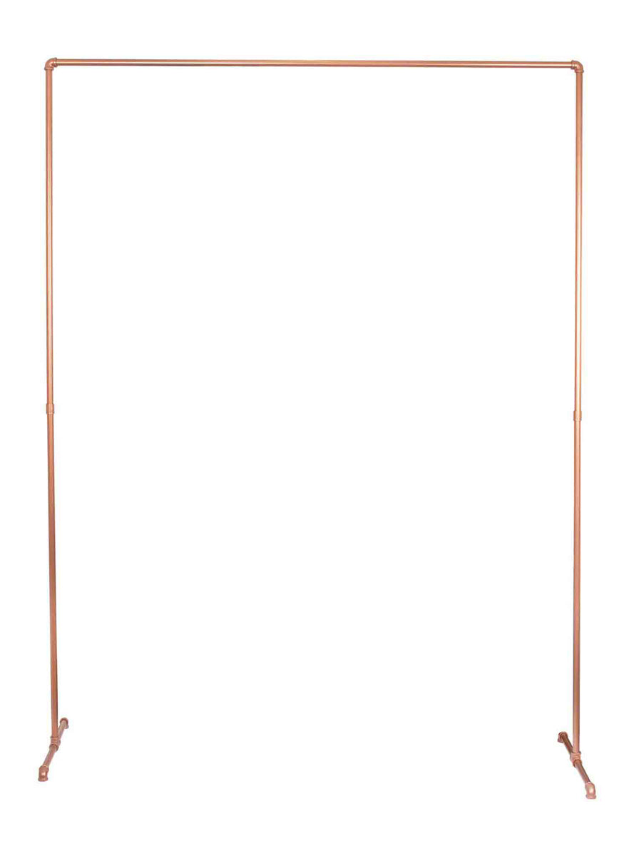 Botanical Wedding 2m Tall Copper Backdrop Frame - Main Image