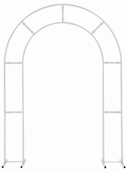 Botanical Wedding 2m High White Balloon Arch Frame - Main Image