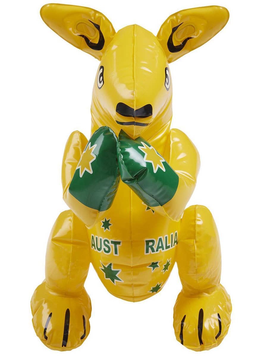 Image of Boxing Kangaroo Yellow Australia Day Inflatable Prop