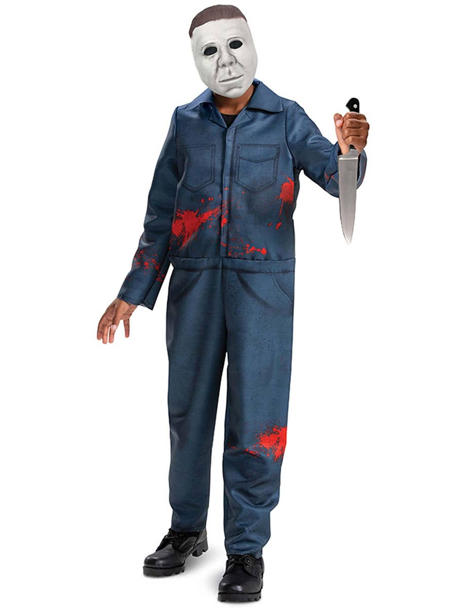 Image of Michael Myers Boy's Classic Halloween Costume