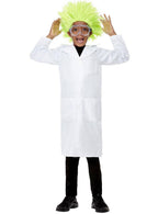 Image of Crazy Scientist Lab Coat Boys Fancy Dress Costume