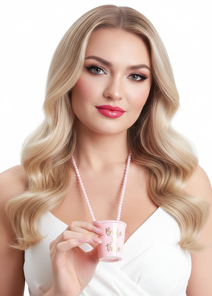Bride Tribe Pink Shot Glass -alternative image
