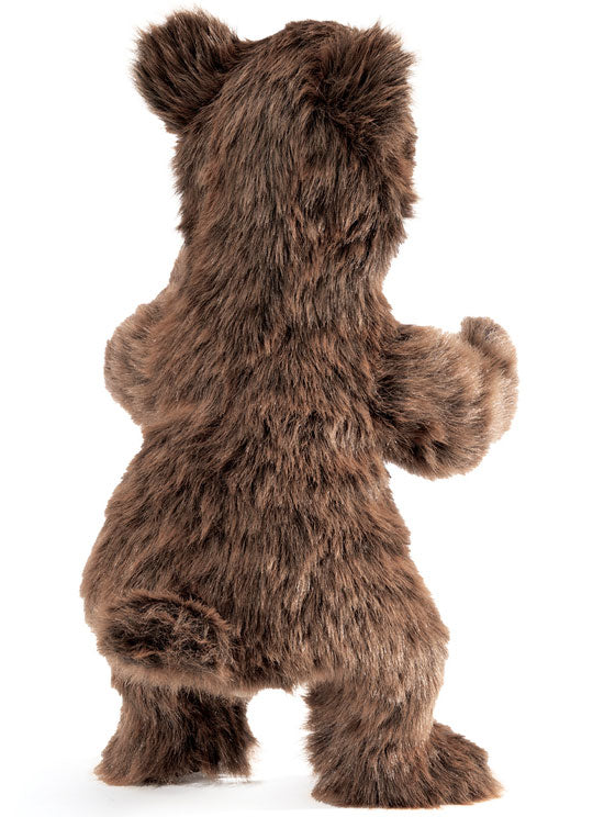 Brown Bear Cub Puppet - Back Image