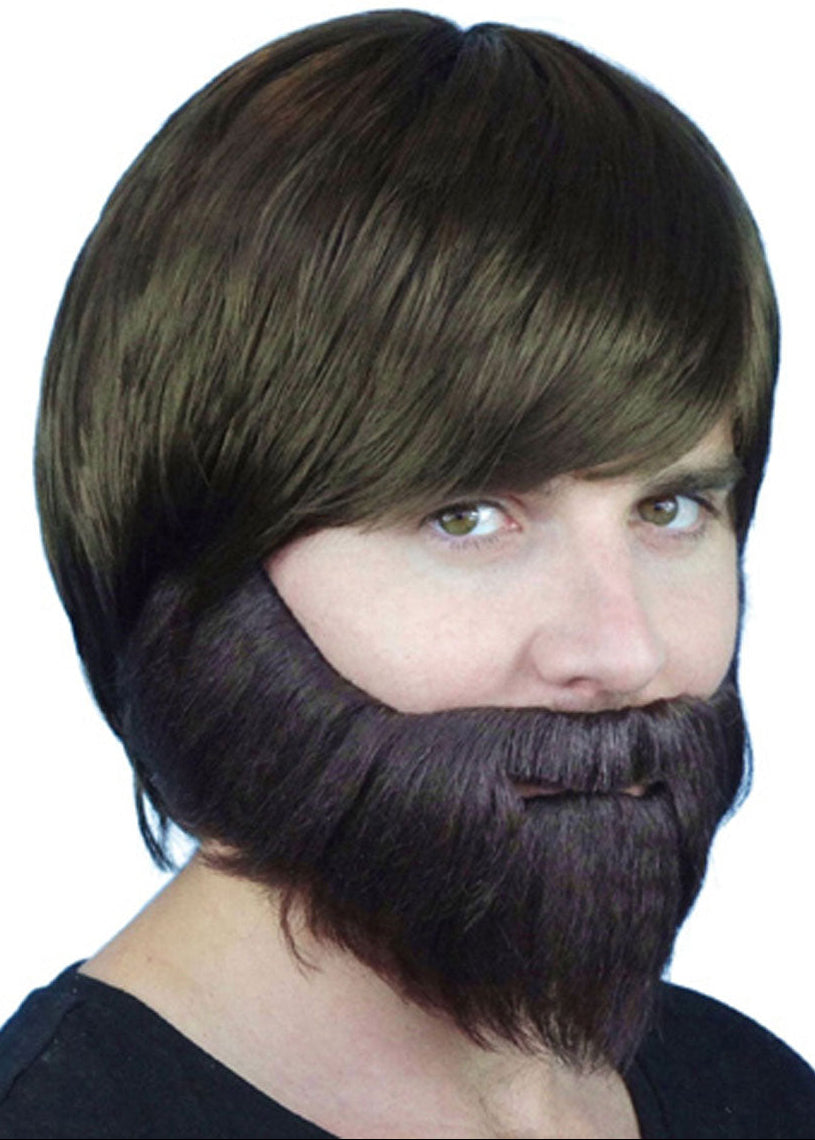 Brown Full Beard Costume Accessory