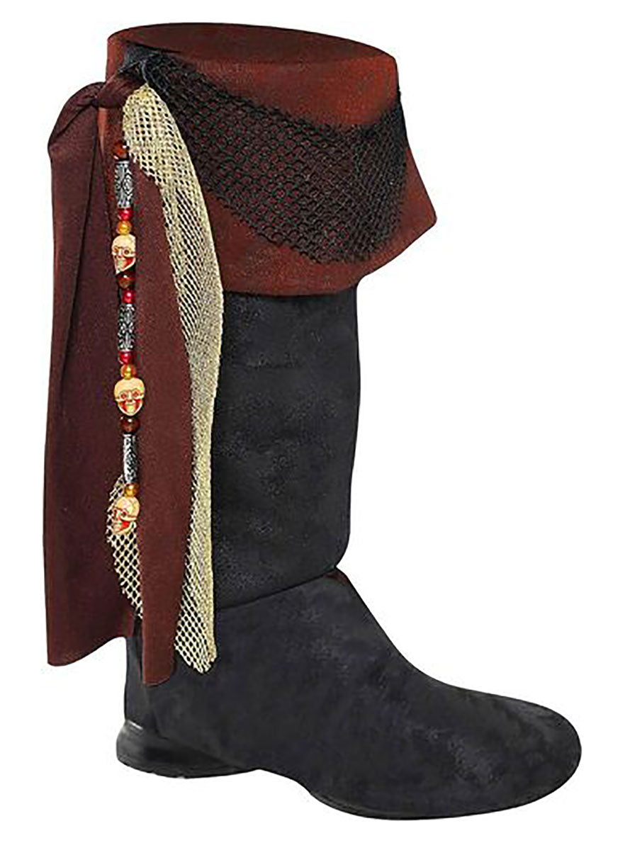 Brown Pirate Boot Toppers Costume Accessory