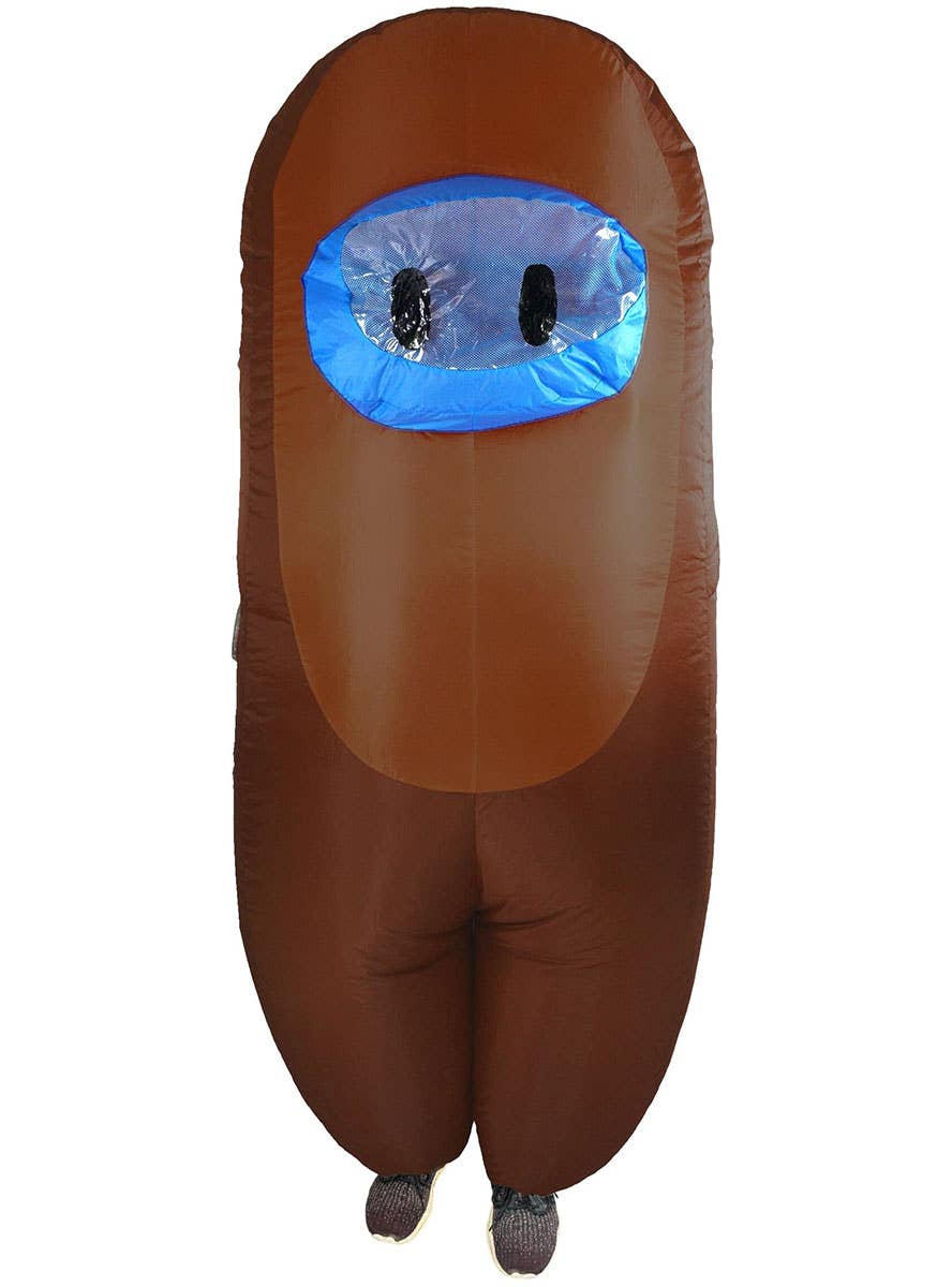 Image of Inflatable Adult's Brown SUS Crewmate Killer Costume
