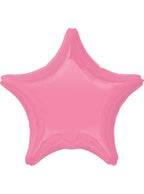 Bubble Gum Pink Foil 45cm Star Balloon - Main Image