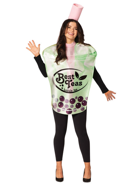 Bubble Tea Novelty Adults Drink Costume - Main Image