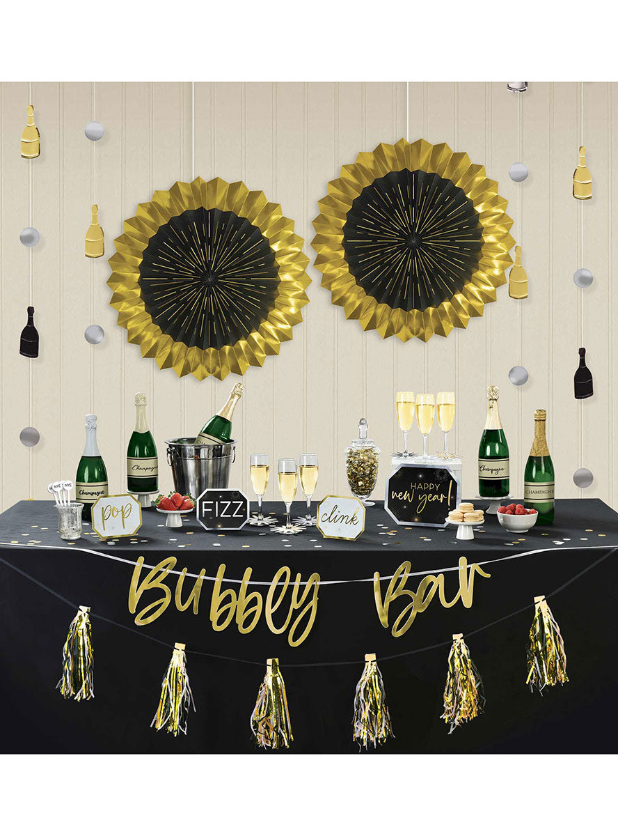 Bubbly Bar New Years Table Decorating Kit - Main Image