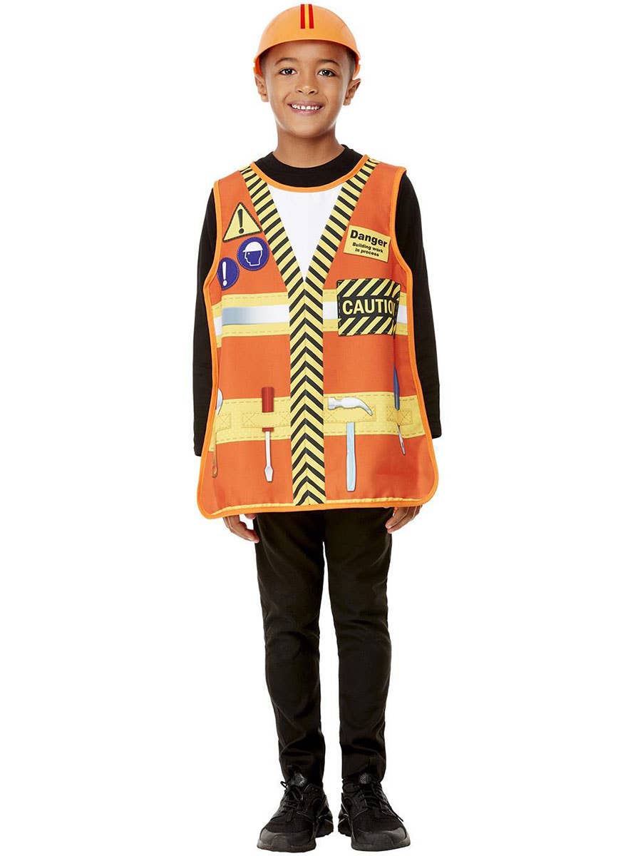 Image of Construction Worker Boys Easy Book Week Costume - Alternate Image