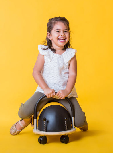Bumble Bee Large Wheely Bug Ride On For Children - Lifestyle Image 1