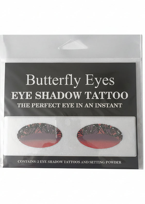 Butterfly Eyes Eyeshadow Tattoo Costume Makeup