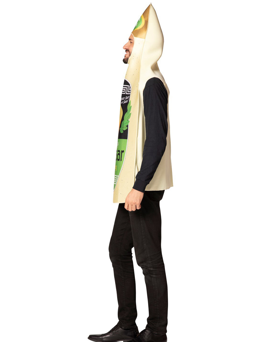 Caesar Salad Dressing Bottle Novelty Adults Costume - Side Image