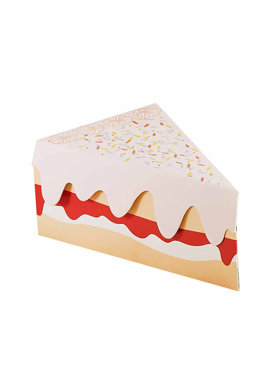 Cake Slice 10 Pack 11cm Treat Boxes — Main Image