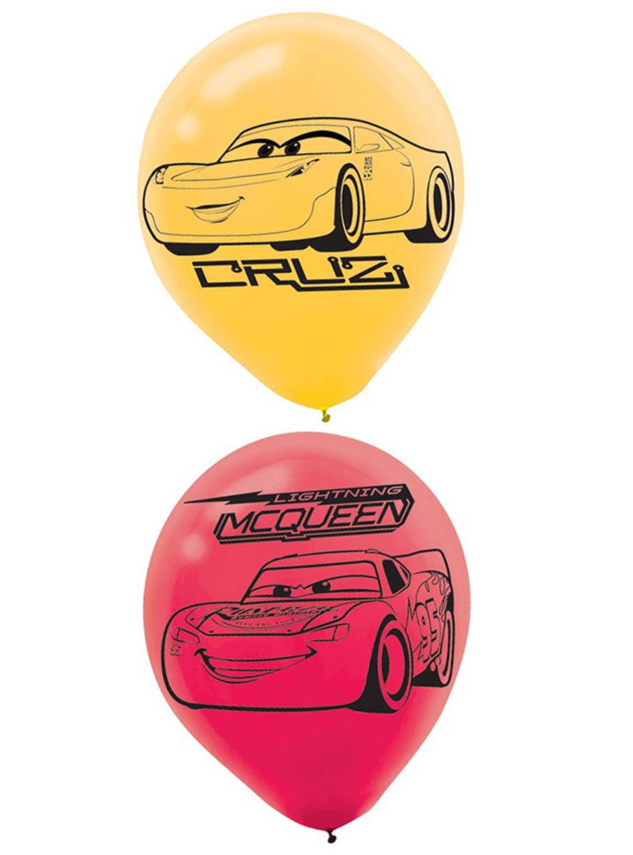 Image Of Cars 6 Pack of Balloons Party Decoration